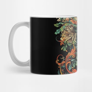 A portrait of a woman in the Art Nouveau style Mug